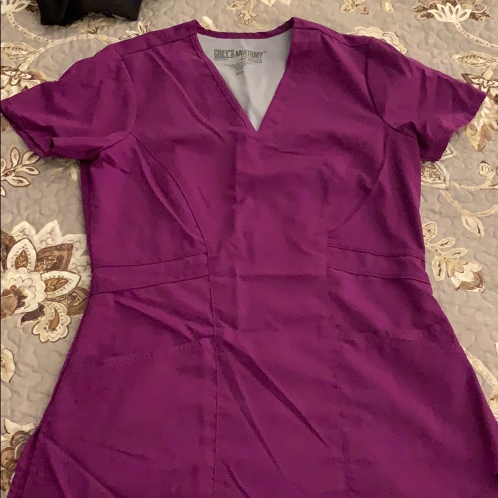 Grey’s Anatomy women’s scrub top, XXS